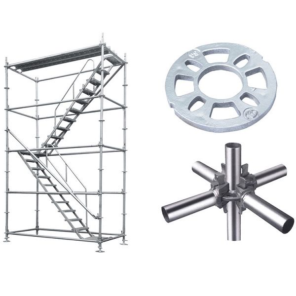 Ring lock scaffold system